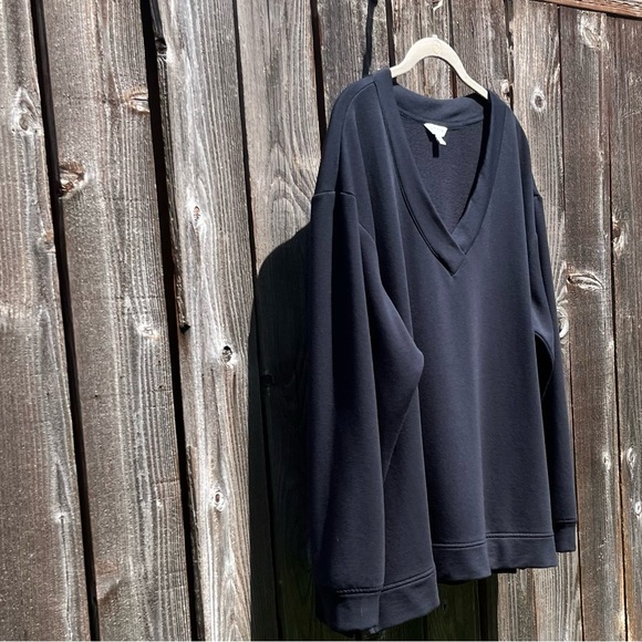 Orvis black v-neck long sleeve sweatshirt size XXL - Picture 8 of 16